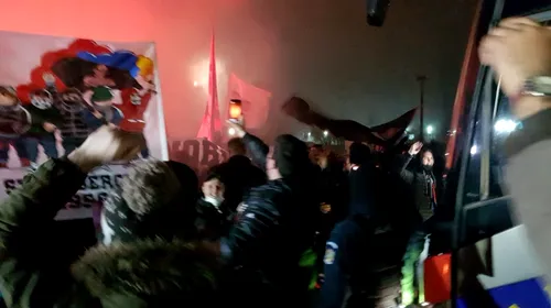 „Steaua suntem noi!” s-a auzit la baza din Berceni! Suporterii lui FCSB, atmosferă de derby înainte de meciul cu Dinamo | FOTO & VIDEO