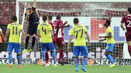 FOTO | Steaua, în urma "Lupilor". Campioana a învins cu 1-0 în Gruia și are maximum de puncte