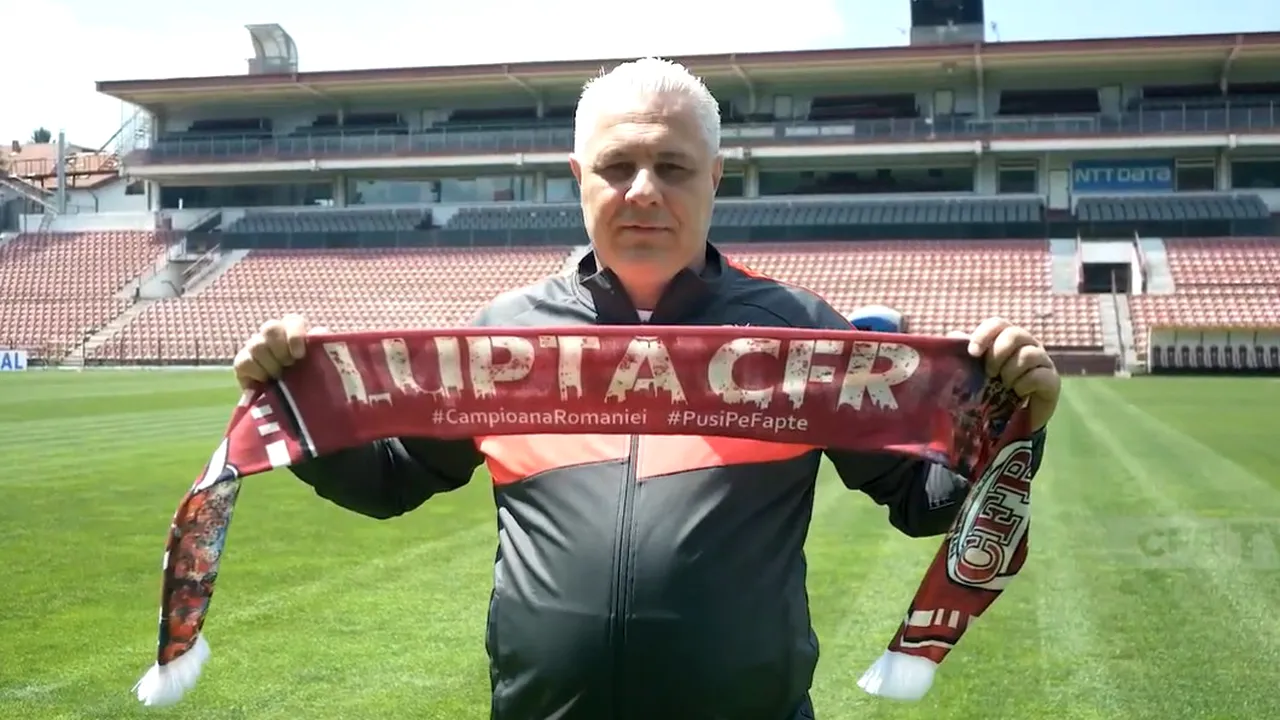 Marius Șumudică vrea să scrie istorie cu CFR Cluj și anunță: „Nu-mi ajung anii de contract!”
