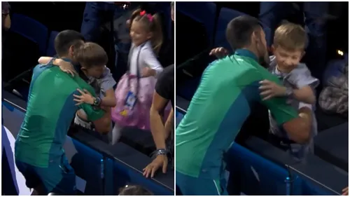Novak Djokovic, momente extrem de emoționante alături de copiii săi după triumful de la Turneul Campionilor: „Ei îmi dau putere!