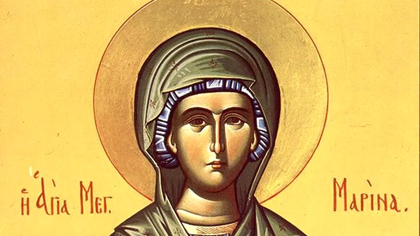 Calendar creștin ortodox 2019: azi se prăznuiește Sfânta Mare Muceniță Marina