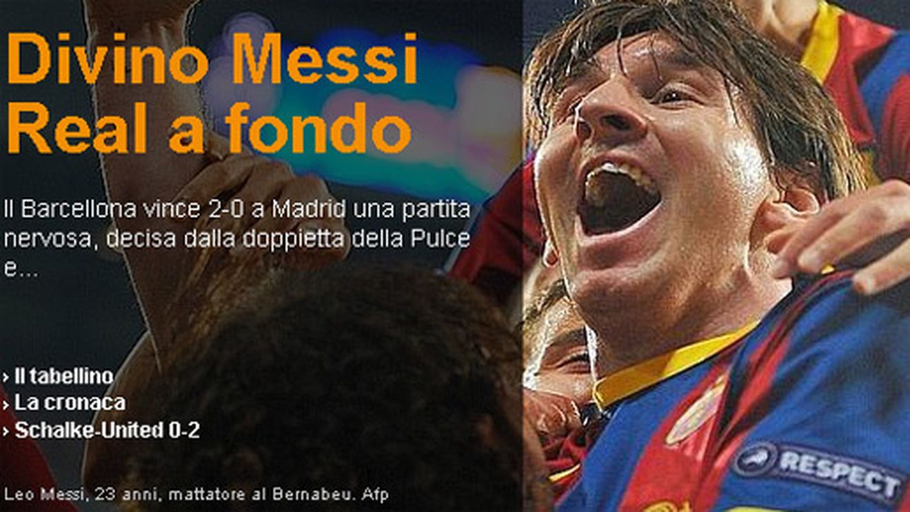 Presa străină nu e zgârcită cu laudele:** "Messi a îngenuncheat Realul"