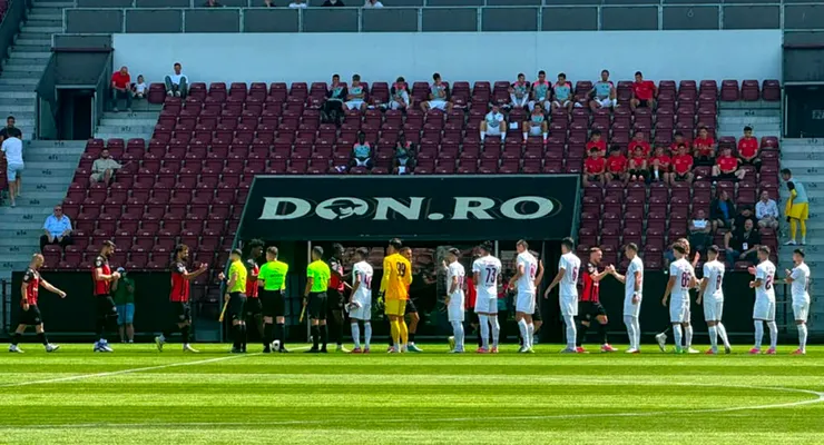 CS Gloria Bistrița a învins CFR Cluj chiar în Gruia, în ultimul amical al echipei din prima ligă înainte de startul sezonului. Echipa din Liga 2 și-a prezentat deja lotul și are un nume surpriză