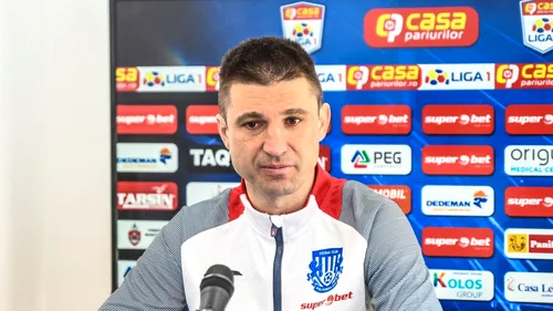 Andrei Cristea, în căutarea primului succes ca antrenor: „Sunt convins că vor veni și victoriile” + Atac la Mircea Rednic