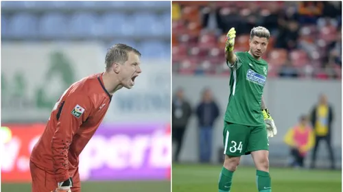 Cine tranșează derby-ul FCSB – CFR? Bălgrădean vs. Arlauskis! Bogdan Stelea a dat verdictul. „El e permanent acolo, are mai mult curaj, iese pe centrări”