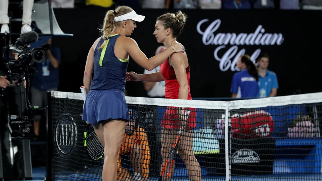 Halep, provocare pentru Wozniacki după ce daneza s-a retras din tenis: „Mi-a rămas în cap!