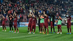 Poli Iași - CFR 2-1. Campioana pierde în Liga 1, după succesul din Europa League. Elevii lui Teja, despărțire de pus în ramă de ”exilul” de la Botoșani