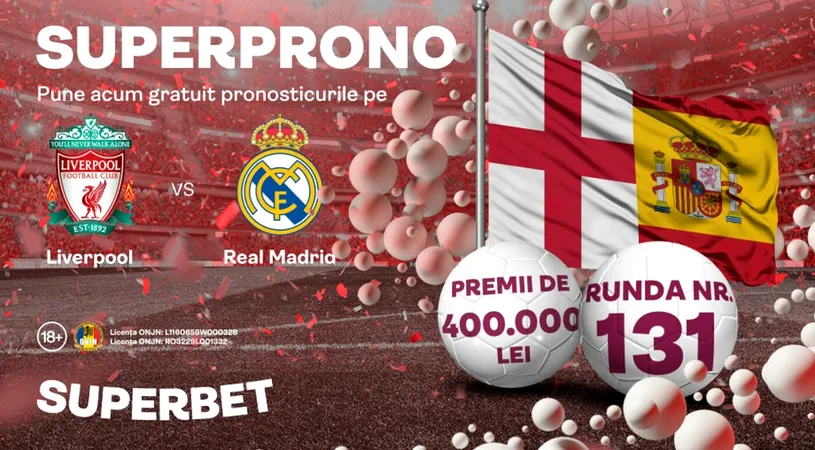 (P) SuperProno, ediție specială la Finala Ligii Campionilor. Află cele două supervești bune!