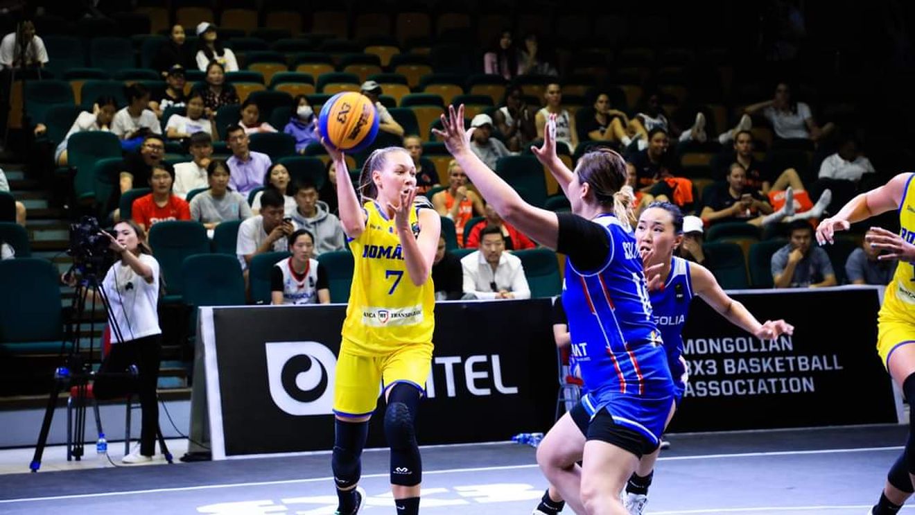 Locul trei în Mongolia pentru naționala feminină de baschet 3x3! Eșec în semifinale contra Franței pe care am învins-o în grupele competiției
