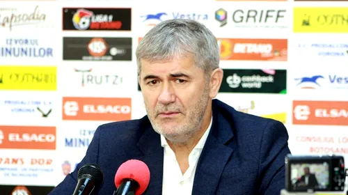 Valeriu Iftime se teme înainte de FC Botoșani – FCSB. „Dacă vom câștiga, cei fără minte vor spune că dăm punctele în play-off”