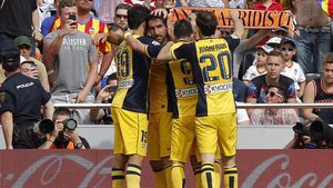 Lideri și după etapa 35. Atletico a învins Valencia și rămâne pe primul loc în la Liga