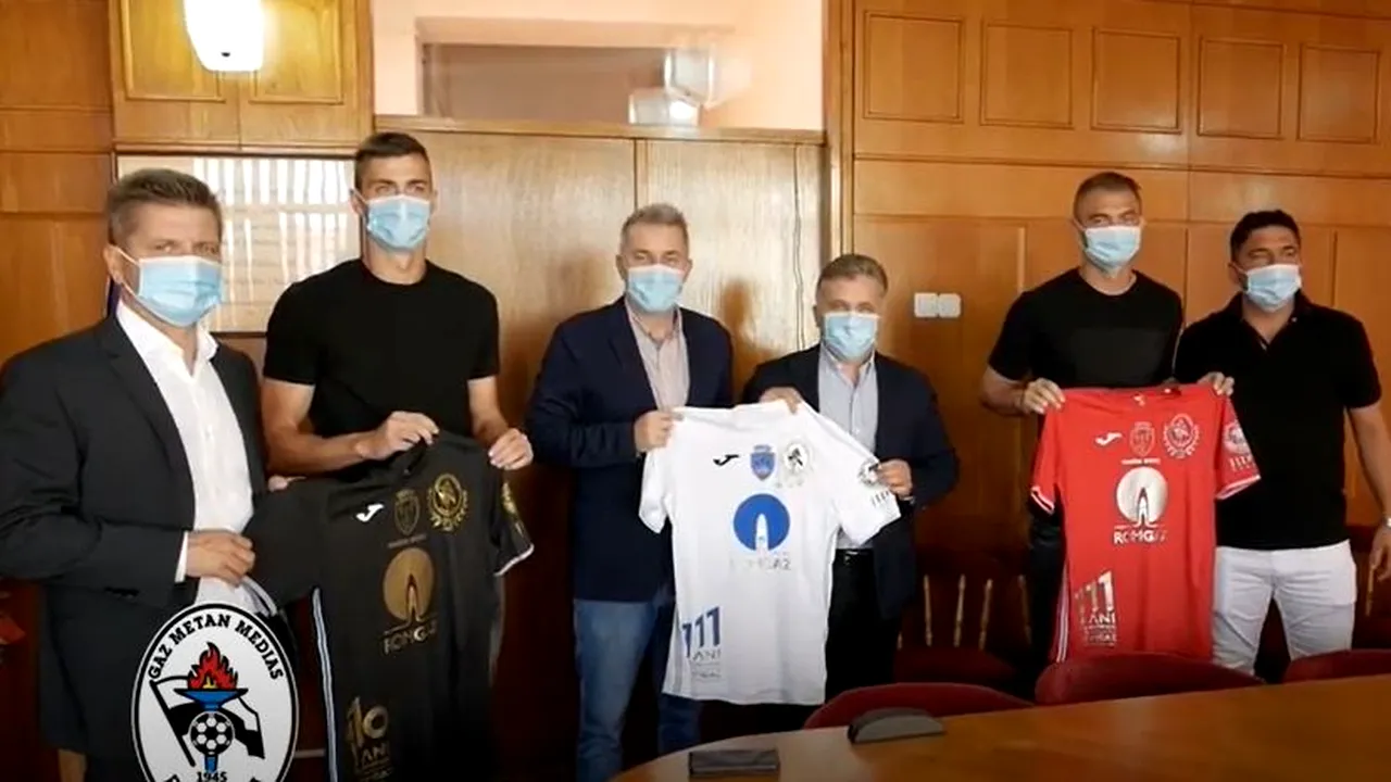 Moment istoric la Gaz Metan Mediaș! Primăria se alătură echipei: „Clubul o să primească susținere financiară”. Cum arată noile tricouri de joc | FOTO & VIDEO
