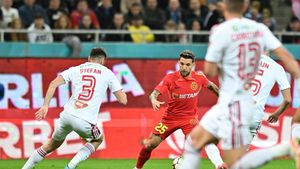 FCSB - Sepsi Sf. Gheorghe 1-0, în etapa 25 din Superliga. Băluţă duce liderul la 9 puncte de Rapid