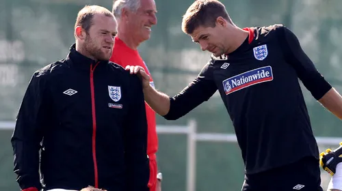 Încă mai cred în Rooney! **Gerrard și Capello speră ca „Shrek” să înscrie cu Germania!