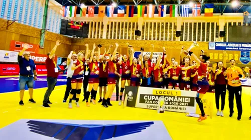 Gloria Buzău a învins CSM București în finala Cupei României la handbal feminin! Surpriză a fost și în finala mică, la HC Zalău – Rapid