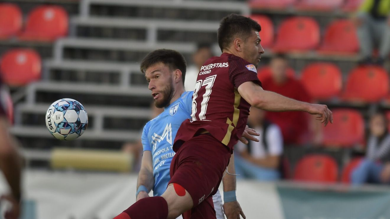 FC Voluntari – CFR Cluj 0-1. Echipa lui Dan Petrescu se distanțează la cinci puncte de FCSB