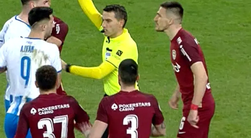 Scandal la derby-ul Universitatea Craiova - CFR Cluj! Oltenii au cerut penalty și jucătorii au fost aproape de o bătaie generală | VIDEO