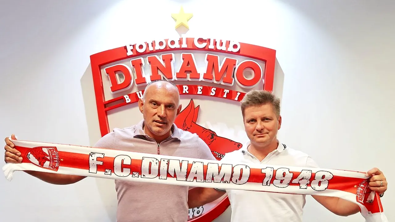 OFICIAL | Dușan Uhrin Jr, noul antrenor al lui Dinamo