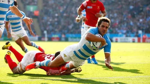 Argentina a învins Tonga, scor 45-16, la Cupa Mondială de rugby