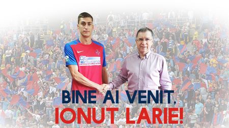 OFICIAL | Încă un transfer făcut de FCSB! Ionuț Larie a semnat pe două sezoane: "Am acceptat oferta pe loc, e cea mai bună echipă din România"