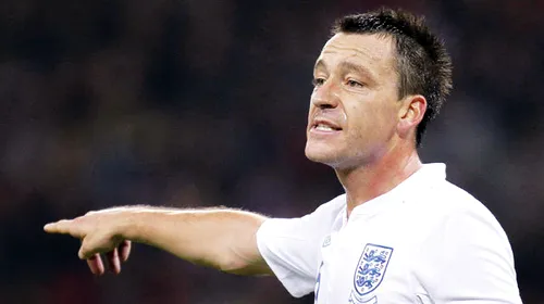 Nu mai e căpitan!** Federația engleză a decis să-i retragă lui Terry banderola de căpitan al naționalei