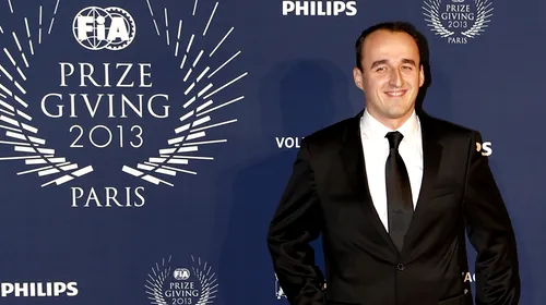 Robert Kubica, personalitatea FIA a anului 2013