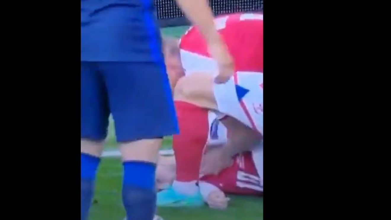 Cum a reacționat soția lui Christian Eriksen în momentele de coșmar din meciul Danemarca - Finlanda, de la Euro 2020. Publicul a răspuns imediat