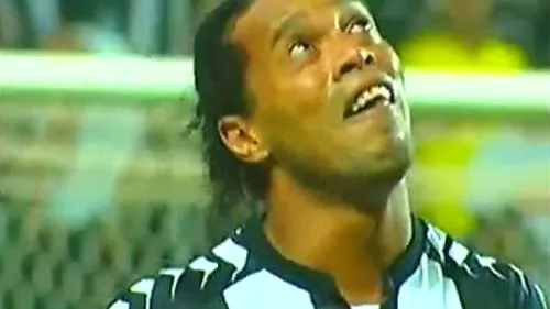VIDEO - Ronaldinho, cel mai bun meci de la plecarea de la Barcelona: triplă, două pase de gol și lacrimi de durere!** Bonus: Execuția magnifică a lui Denilson