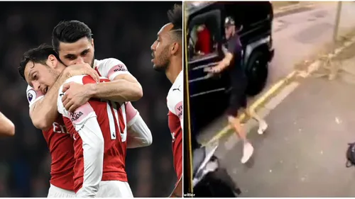 Doi tâlhari l-au fugărit pe Mesut Ozil prin Londra, dar în final au dat nas în nas cu Kolasinac. VIDEO | Bosniacul a dat cu ei de pământ