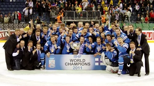 Finlanda, noua campioană mondială la hochei pe gheață