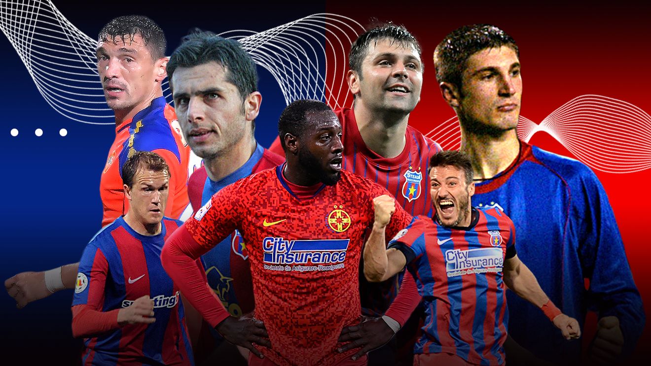 Votează cei mai buni atacanți FCSB all-time! Tu faci echipa ideală a roș-albaștrilor și decizi pentru istorie, după 22 de ani cu Gigi Becali!