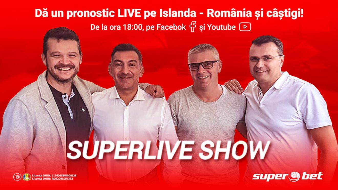 Fă galerie pentru România și urmărește o ediție de colecție a SuperLive Show!