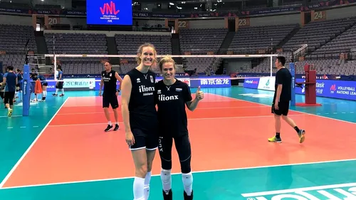 CSM București are două jucătoare la turneul mondial al momentului: finala Volleyball Nations League. Olandezele Nicole Koolhaas și Maret Balkenstein-Grothue fac spectacol în China


