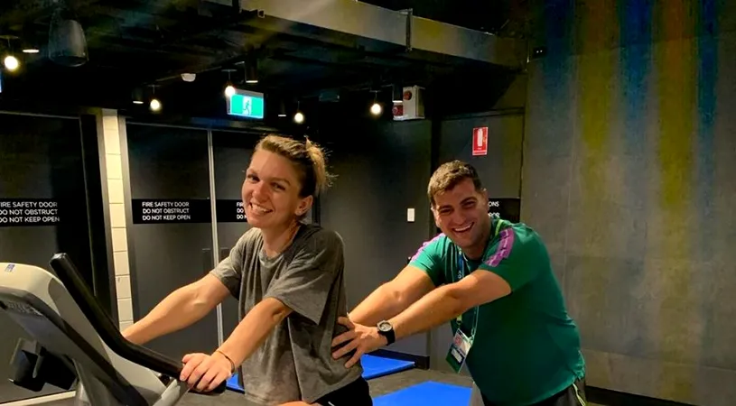 Simona Halep, antrenament alături de iubitul ei înainte Australian Open 2020 | FOTO