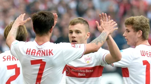 Gladbach – VfB Stuttgart 1-1. Maxim a fost din nou rezervă. „Șvabii” au ratat victoria pe final
