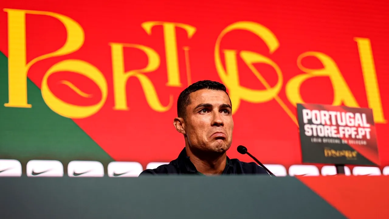 Reacția lui Cristiano Ronaldo când a fost întrebat despre posibilitatea de a fi în continuare rezervă la naționala Portugaliei: „Eu vreau titular!” Ce spunea selecționerul Roberto Martinez