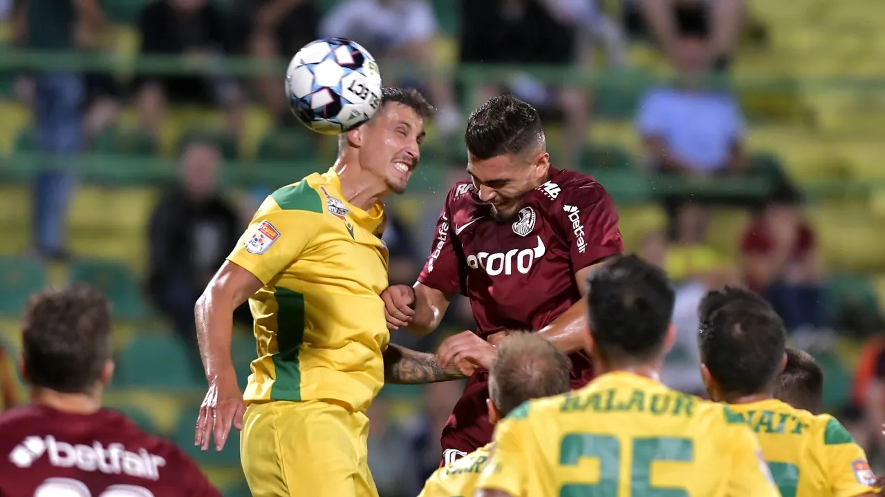 CS Mioveni - CFR Cluj 0-1. Victorie cu scandal pentru campioana României. Oaspeții au câștigat cu un gol din ofsaid: „Rușine să vă fie!”