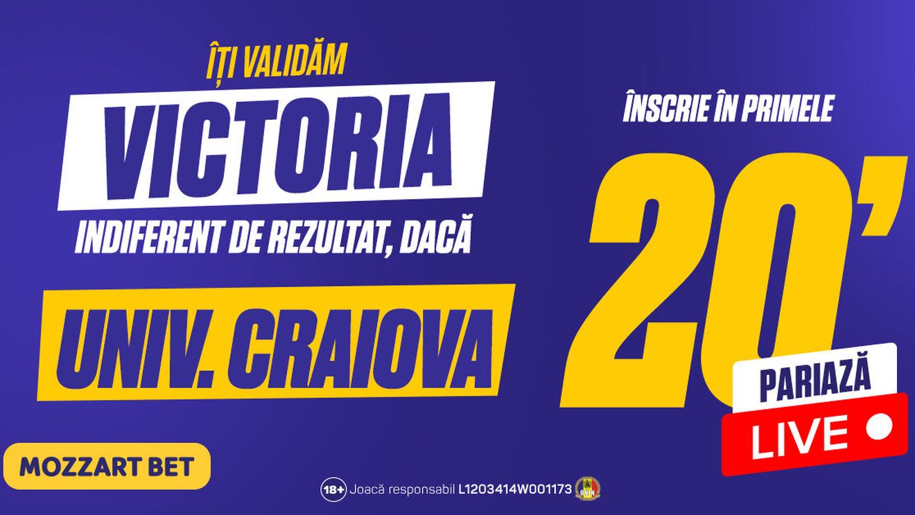 Advertorial. Craiova poate aduce câștigul din primele 20 de minute