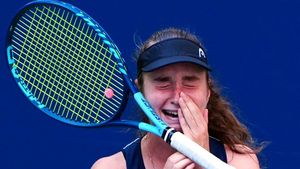 Scene neverosimile la US Open! Daria Snigur a plâns în hohote pe teren după ce victoria șocantă cu Simona Halep: „Slavă Ucrainei!" | VIDEO