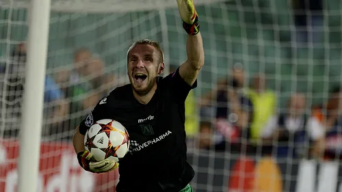 VIDEO | Momentul de maximă glorie pentru Cosmin Moți. UEFA a făcut nominalizările pentru cele mai tari 5 penalty-uri apărate în Liga Campionilor