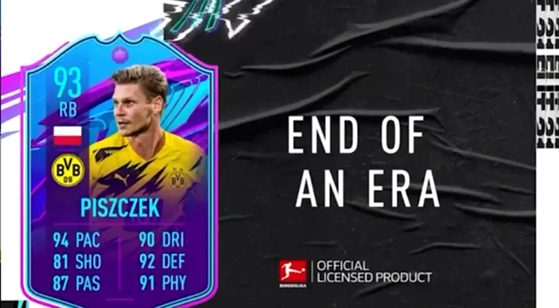 End Of An Era Lukasz Piszczek în FIFA 21! Fundașul primește un super card în Ultimate Team