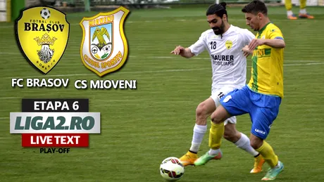 FC Brașov - CS Mioveni 3-3.** Remiză dramatică sub Tâmpa după ce argeșenii au egalat în ultimele minute din două penalty-uri