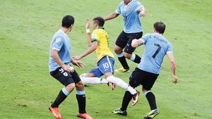 Cascadorul golgheter. Neymar a arătat că este un bun actor, după ce a simulat grosolan un fault