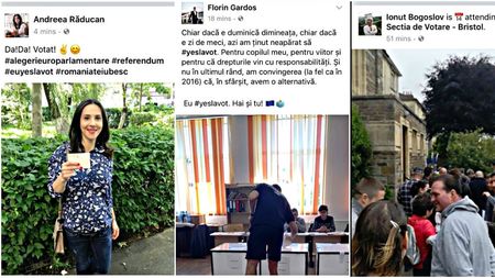 Alegeri europarlamentare 2019 și referendum: campionii României, mobilizare masivă. "Eu #yes la vot. Hai și tu!", "Pentru copilul meu, pentru viitor", "Da! Votat!" Familia Otiliei Bădescu s-a fotografiat la coadă, la Bristol, Marica a mers cu copilul. Ce spun Tecău și Andreea Răducan | VIDEO