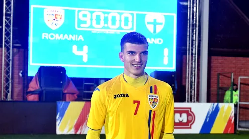 Atacantul Valentin Mihăilă, despre următorul meci la naționala Under 21: „Ar fi perfect să mai iau mingea acasă ca în meciul-tur cu Finlanda