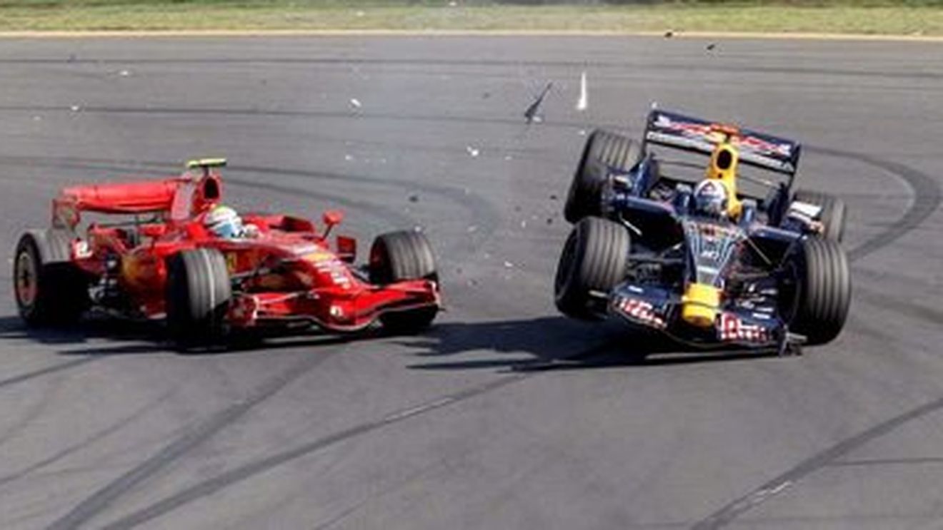 Scântei între Massa și Coulthard