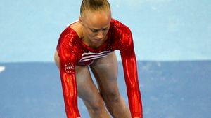 Liukin a executat cel mai complex exercitiu la paralele