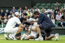 Şoc la Wimbledon! Dimitrov îl conducea pe Sinner cu 2-0 la seturi, când a fost obligat să se retragă!