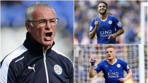 Granzii păcăliți de "vulpea" Ranieri! Cursa remarcabilă a lui Leicester continuă: 5 puncte avans de locul 2! Un nou gol fantastic marcat de Mahrez