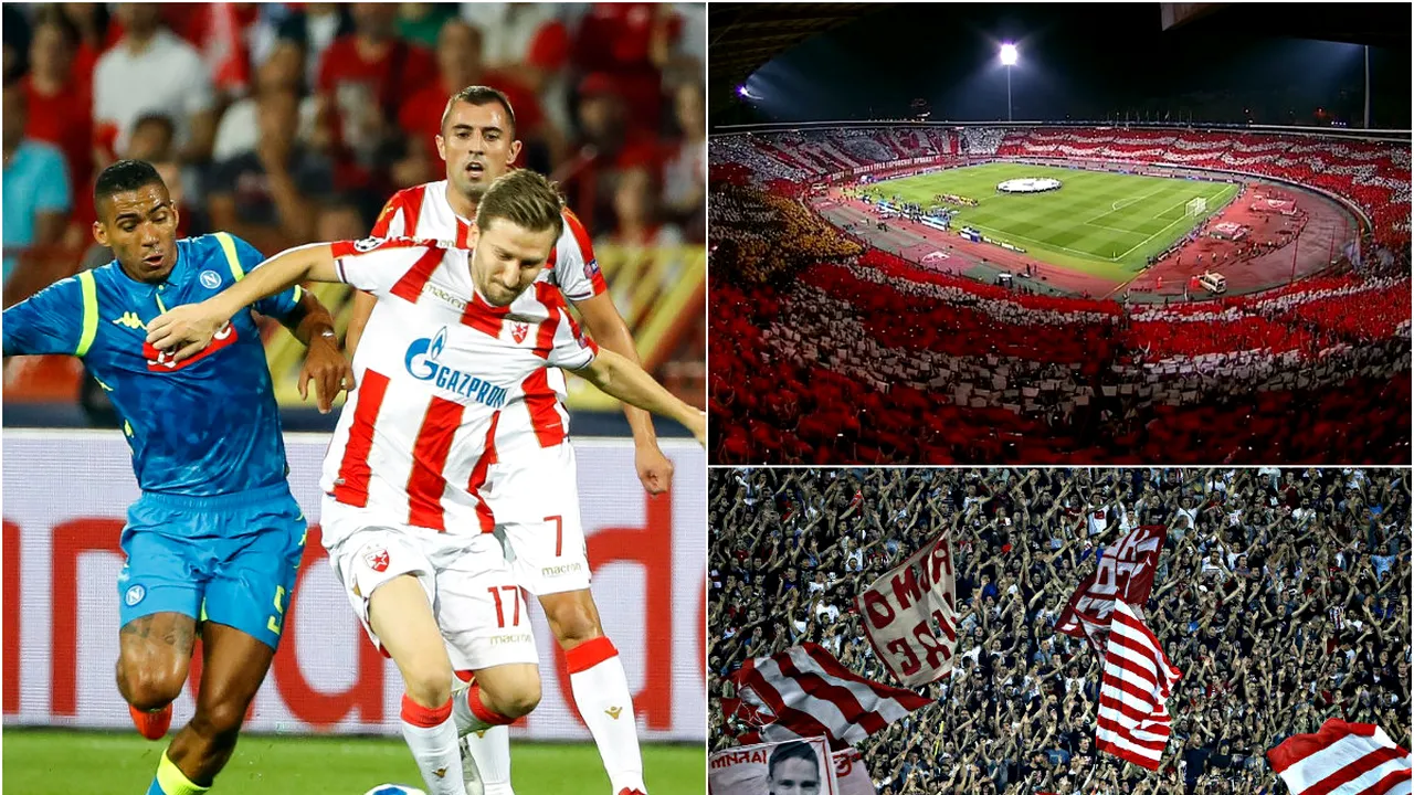 Meciul care a ținut Severinul treaz! Atmosferă incredibilă la Steaua Roșie - Napoli, dar fotbal prost pe Marakana din Belgrad